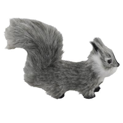 Simulation Squirrel Plastic Figurine for Decoration On Tables Fireplaces Display Cabinets Garden Spaces and Automobiles