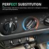 3 PCS Car Climate Control Knobs, ABS Heater Fan Control Switch Panel Knob Kit, Precise Fit Replacement OEM# 55905-0C010, Compatible with 2000 2001