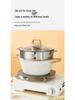 Mingjue Non-stick Maifan Stone Soup & Stew Double-ear Pot for Induction Cookers