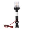Anchor Light IP67 Waterproof White Light LED 3NM Visibility All Round Fold Down Boat Stern Light for Pontoons Flat
