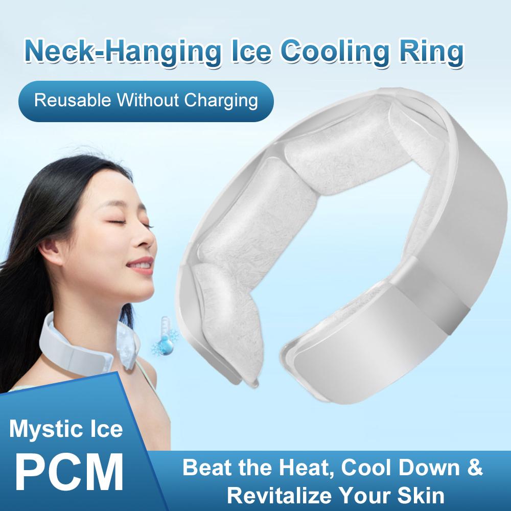 Summer Neck Cooling Tube Wearable Neck Cooler Portable Neck Wrap Collar Lightweight Ice Cold Ring Outdoor Heatstroke Prevention