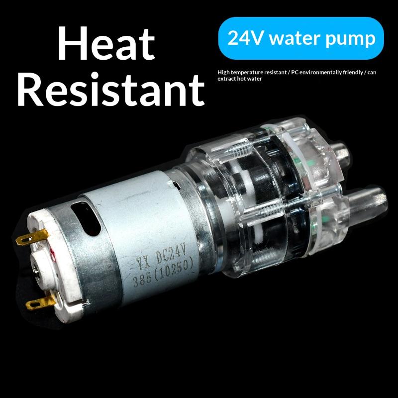 Dc 24V High Temperature Resistance 100 Degrees Celsius Mini Micro Water Pump Diaphragm Water Pump Vacuum Pump