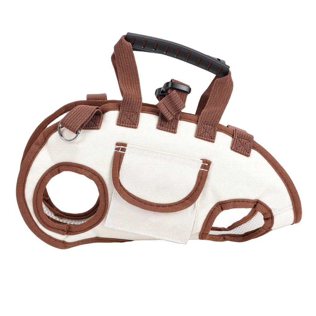 Dog Sling Carrier Portable Breathable Pet Carrier Bag with Leash for Small Dogs Cats Travel Hiking Brown S
