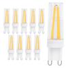 10pcs G9 3W Light Bulbs for Household Wall Light Ceiling Lamp AC 110V (Warm White)