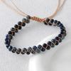Natural Agate Beaded Hand Chain With Geometric Design For Yoga And Gift Giving