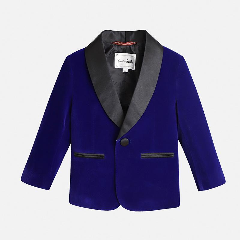 Boys' Suit Flower Dress Suit Performance Suit Children's Piano Performance Suit Baby One Year Old