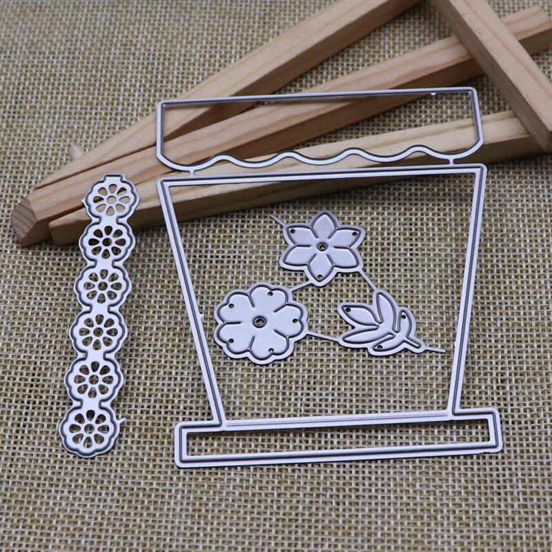 New Flowerpot Plant Flower Leaf Metal Cutting Dies For DIY Craft Making Card Paper Scrapbooking