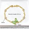 Crystal Inlay Crystal Bracelet Zirconia Women Bracelet Minimalist Look Leaf Bracelet  Dating Outfit