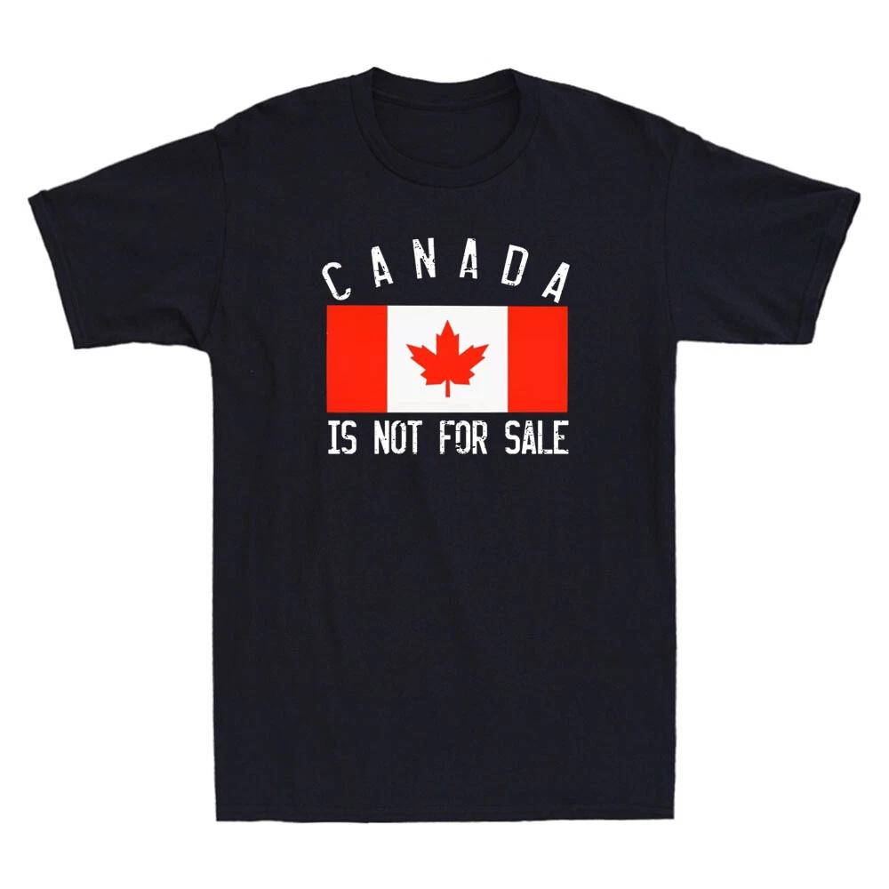 Canada Is Not For Sale Shirt Proud Patriotic Canadians Maple Retro Men s T-Shirt XS