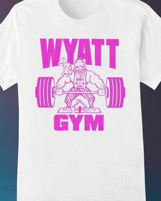 Bray Wyatt GYM weißes T-Shirt Memory Kurzarm Alle Größen S bis 5Xl JJ5035