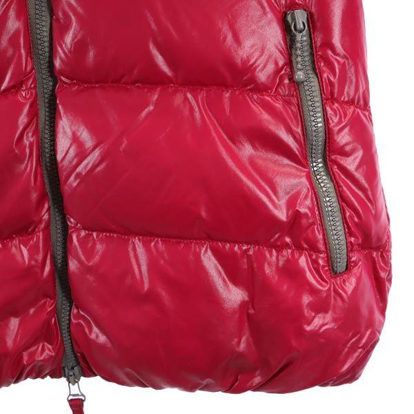 DUVETICA Nylon Long Sleeve Down Jacket 42 Pink Hood Women Used