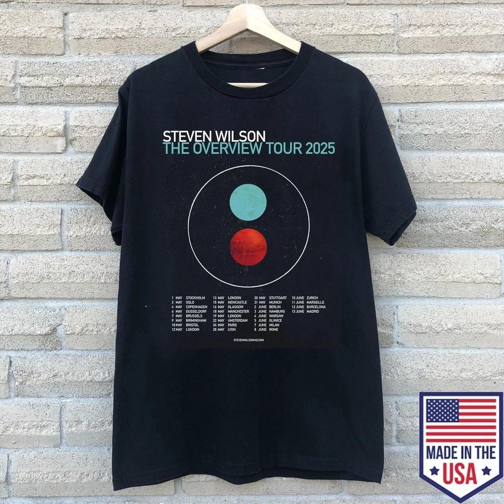 The Overview Tour Porcupine Tree Steven Wilson  Full Size S-5XL BL1833 Unisex T-Shirt S