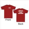 Property Of The County Jail Prison Funny Orange Front  Back Print Unisexs Tshirt