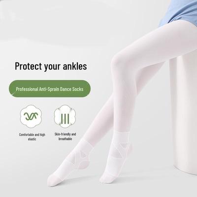 Verdrehsichere Atmungsaktive Mädchen Ballettstrumpfhose aus 90D Samt
