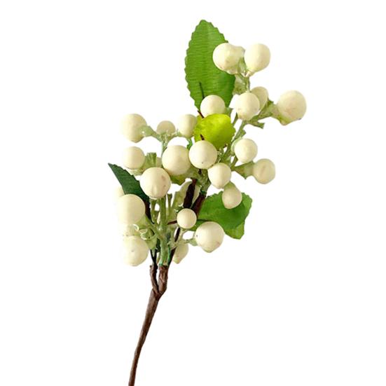 Artificial Flower High Simulation Texture No Maintenance Purple Blue Berries Branch Natural Look Fake Berries