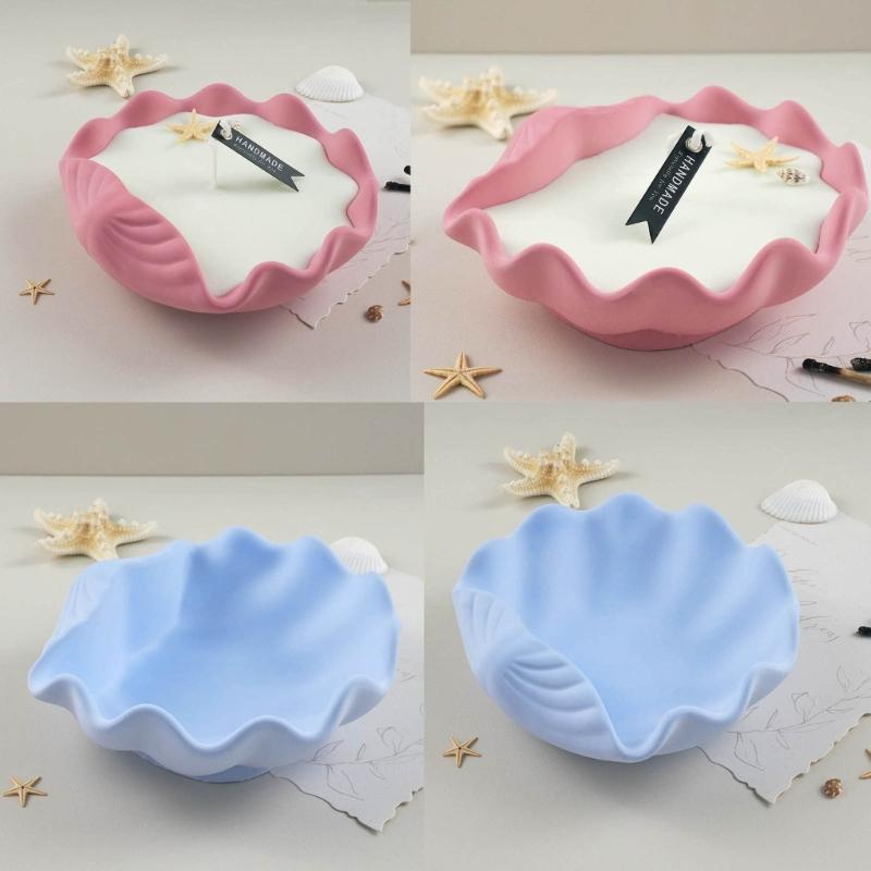 Versatile Candle Mold Conch Shaped Silicone Mold lNon-stick Easy To Mold for Making Candle Plaster Home Decorations