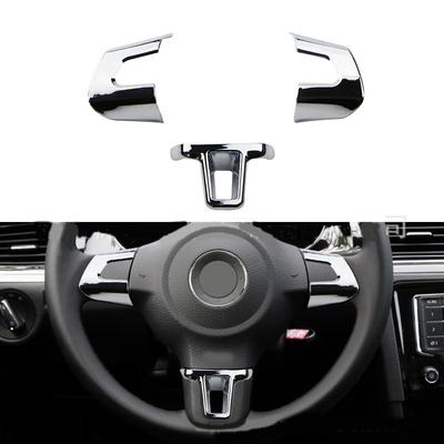 Chrome Steering Wheel Trim Set For Vw Golf 6 Polo
