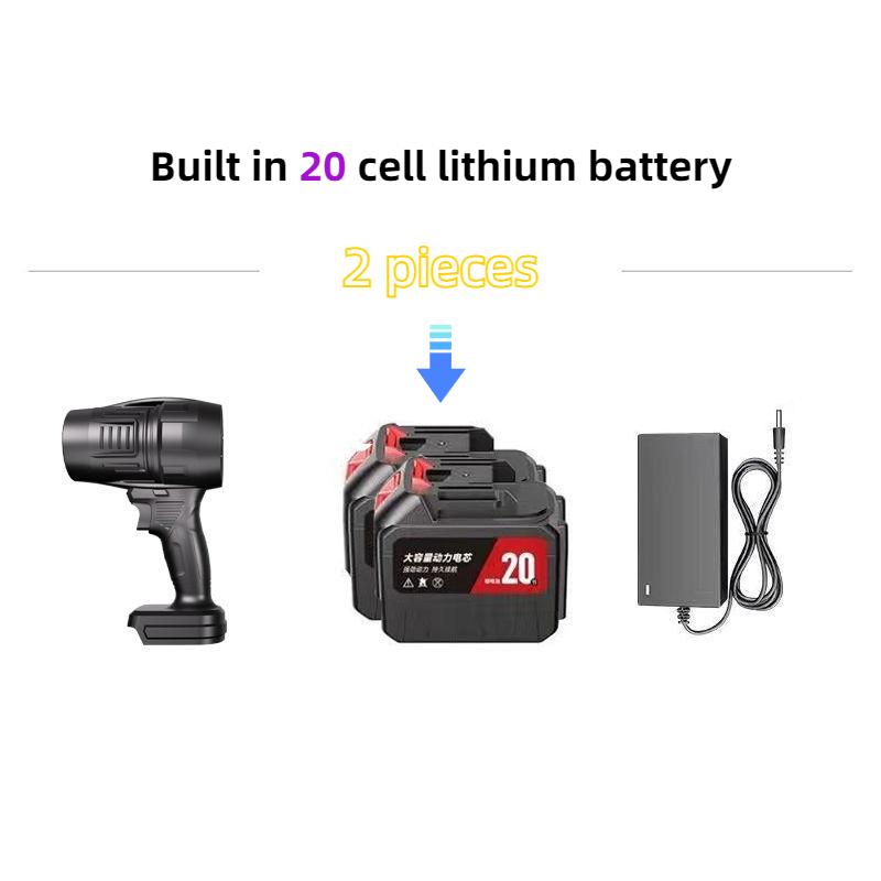 High-Thrust Turbine Air Gun, High-Speed High-Power Handheld Jet Fan Blower