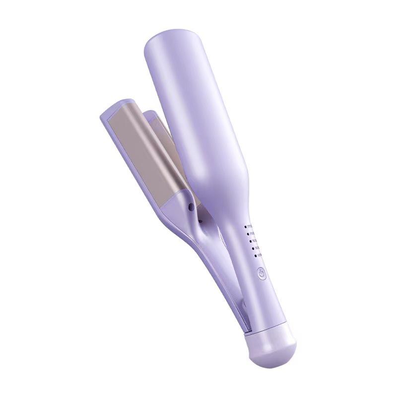 32mm Large Barrel Curling Iron with Deep V Wave Design for Safe and Effective Hair Styling