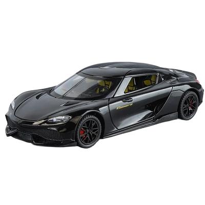 1/24 Koenigsegg Gemera GT Super Sport Car Alloy Diecast Metal Model Car Sound & Light Hobby Collectibles Trendy Ornament Gift for Boyfriend