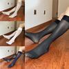 Calzini da uomo sottili eleganti elasticizzati in nylon velati al ginocchio calzini eleganti sopra il polpaccio calzini eleganti velati casual
