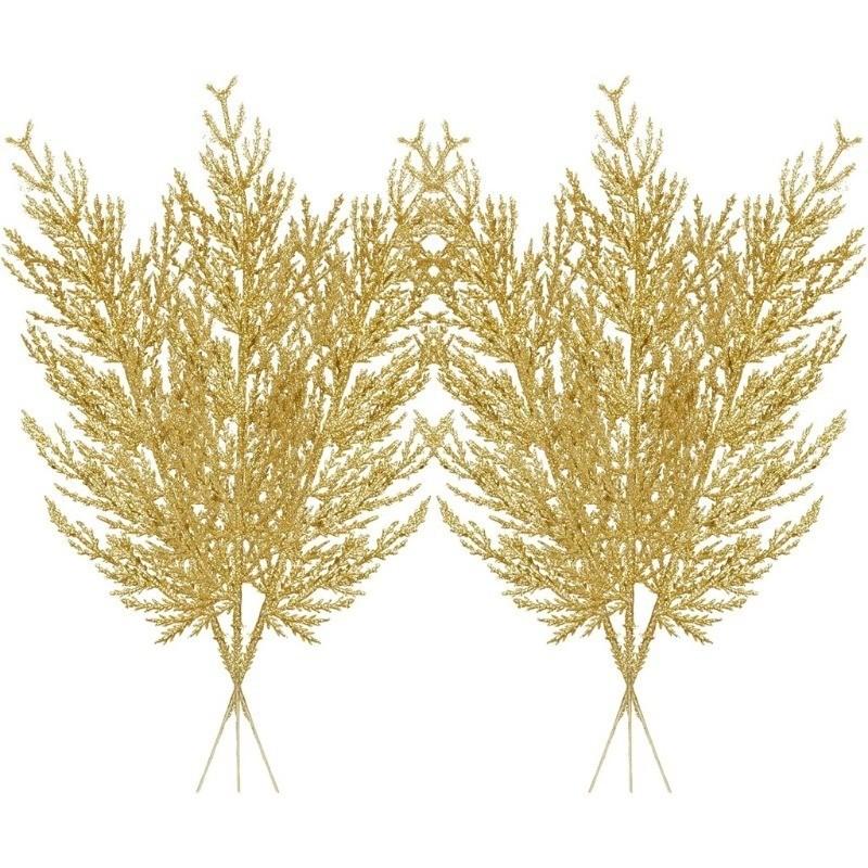 1Pc Glitter Artificial Berries Stems Christmas Decoration Xmas for Home Decor New Year Christmas Tree Wreath Ornaments Accessory