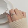 Unique Lines Ring For Women Jewelry Finger Adjustable  Vintage Ring For Party Birthday Gift Fashion Jewelry