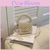 Charming Mini Pearl Handbag For Girls Stylish Handcrafted Crossbody Purse Ideal For Toddlers