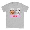 Dudu Bubu Love You And Me Makes US Cotton TShirt For Mens Summer O Neck Hippie Tee Shirt Plus Size Wholesale Tops