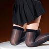 1Pair Women's Stockings Glossy Solid Color Sexy Nylon Ultra Thin Long Tube Thigh High Stockings Oily Shine