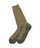 NANGA WOOL PILE COMPRESSION CREW SOCKS N2532-3H076A (L, GRN) Green
