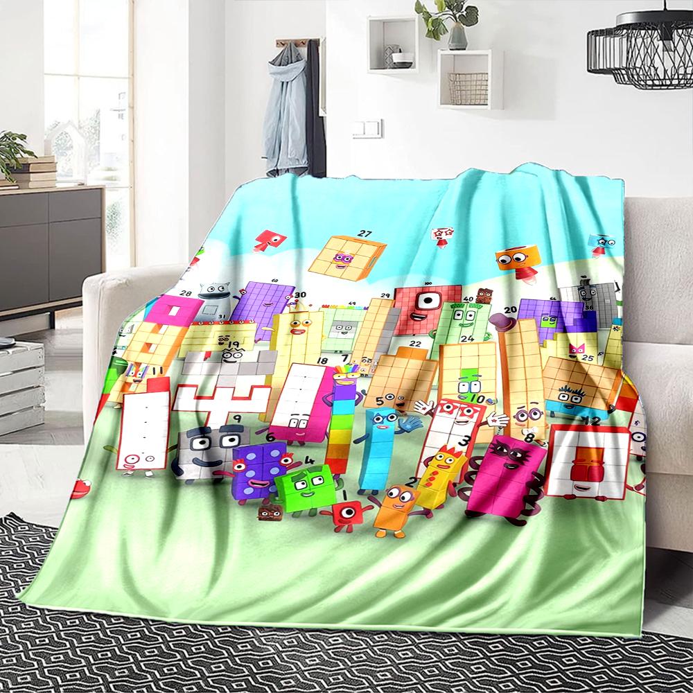 1Pc Colorful Cityscape Blanket For Couch Bed Plush Cozy Fuzzy Blanket Super Soft Warm Blankets For Fall And Winter 0918152