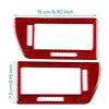Real Soft Carbon Fiber Sticker For Vauxhall Opel Astra H MK5 2004 2005 2006 2007 2008 2009 2010 Car Instrument Air Outlet Trim.