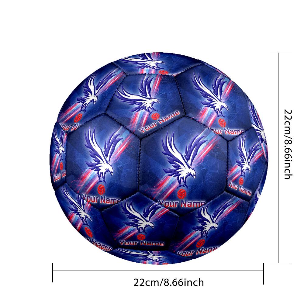 Personalized Size 5 Football Crystal Palace Pattern Outdoor Game Sports Ball Gift
