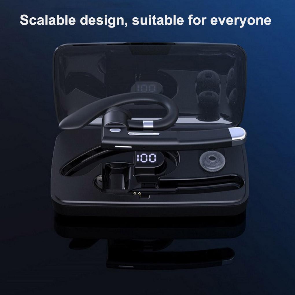 Słuchawki bezprzewodowe, ładowalne, sportowe, słuchawki douszne, kompatybilne z technologią Bluetooth