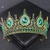 Luxury Cubic Zirconia Crown Crystal Bridal Tiaras Crowns Queen Princess Rhinestone Pageant Diadem Headband Wedding Hair Jewelry