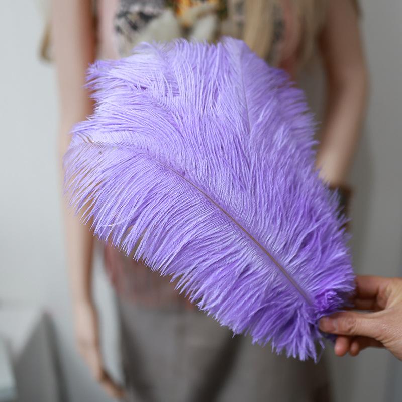 Ostrich Feathers 30-35Cm Wedding Road Guide Table Flower Ornament Ostrich Hair Decorative Clothing Accessories Diy