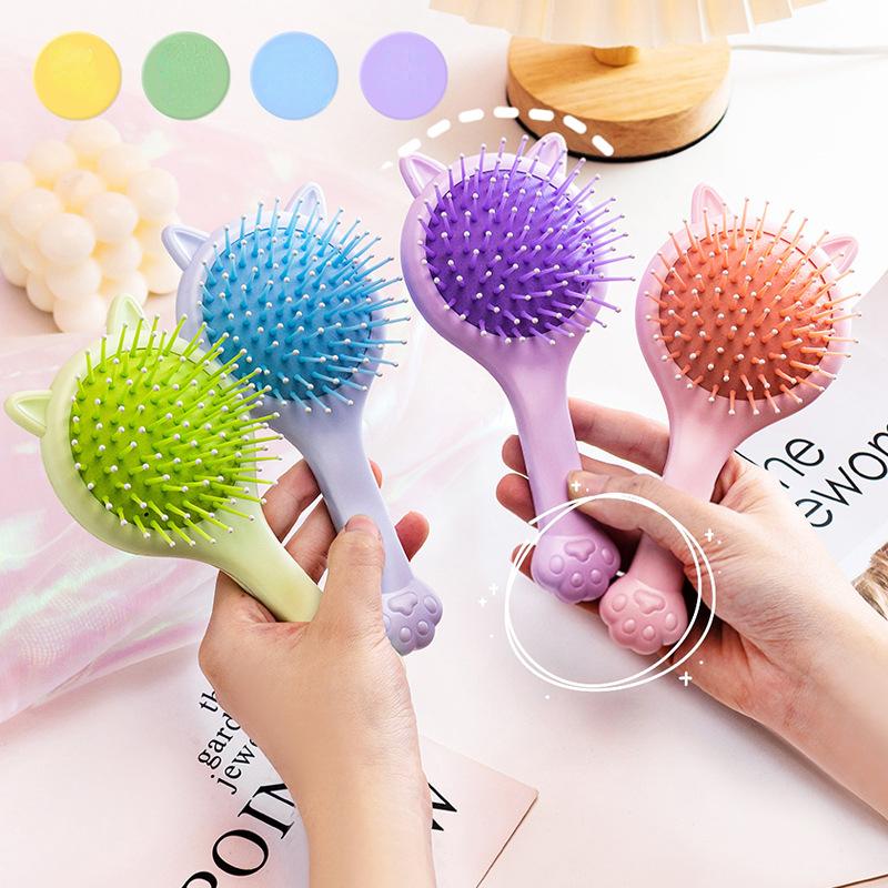 Cute Air Cushion Small Comb Ladies Airbag Comb Long Hair Portable Comb Home Children And Girls Anti-static Massage Comb