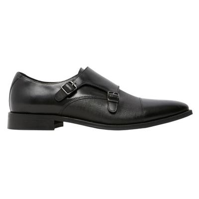 Mens Double Monk Strap Flat Formal Shoes