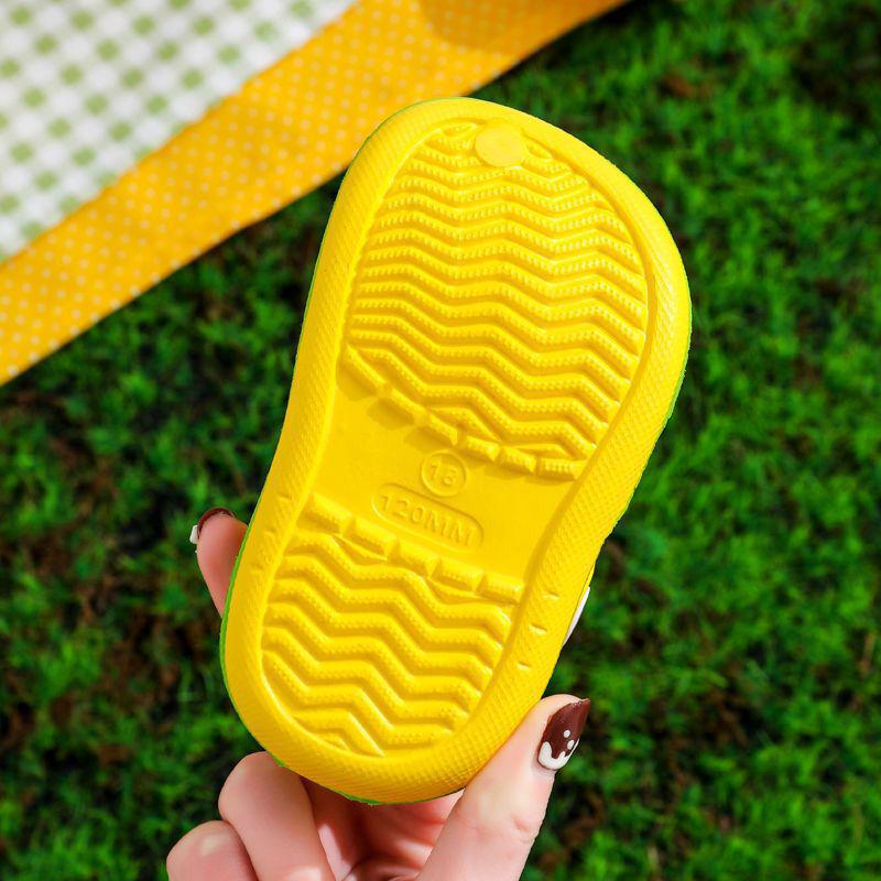 Eva Kids Cartoon Summer Sandals: Non-Slip, Hollow Out Design for Boys & Girls