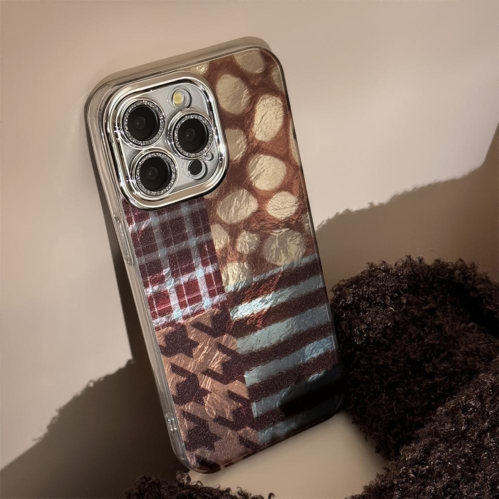 Retro Colorful Leopard Print Phone Case Compatible and Suitable for iPhone 16 15 14 13/12/11promax /xsmax/xr 7/8plusSE