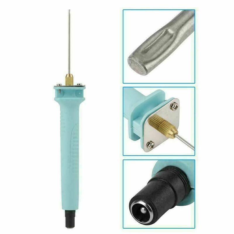 Stylo Chauffant Coupe Mousse Polystyrène - Outil De Découpe électrique Bleu - Neuf Chine