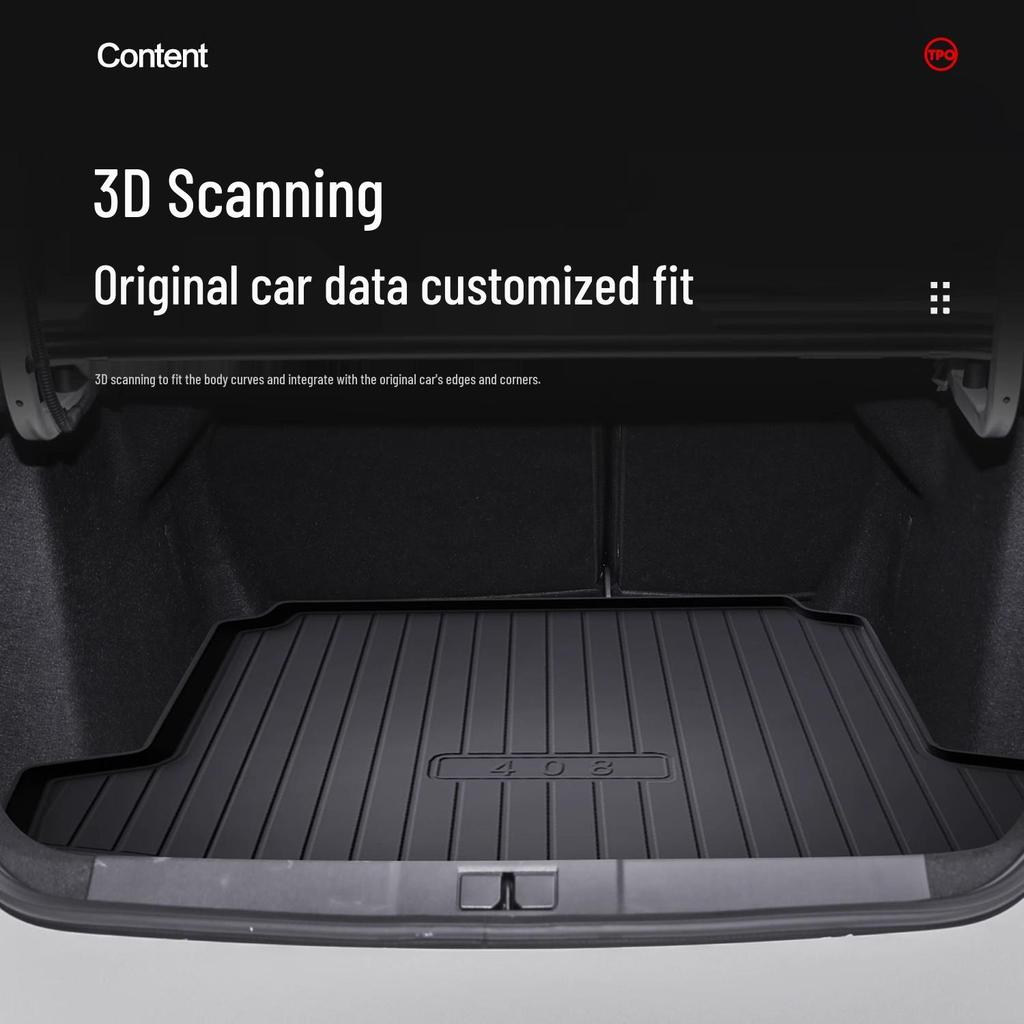 Peugeot New 408 Trunk Mat Interior Accessories