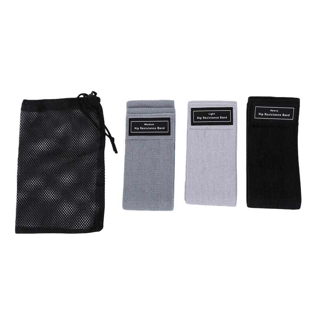 Resistance Bands 3 Levels Non Slip Versatile Exercise Bands with Training Guide Carry Bag