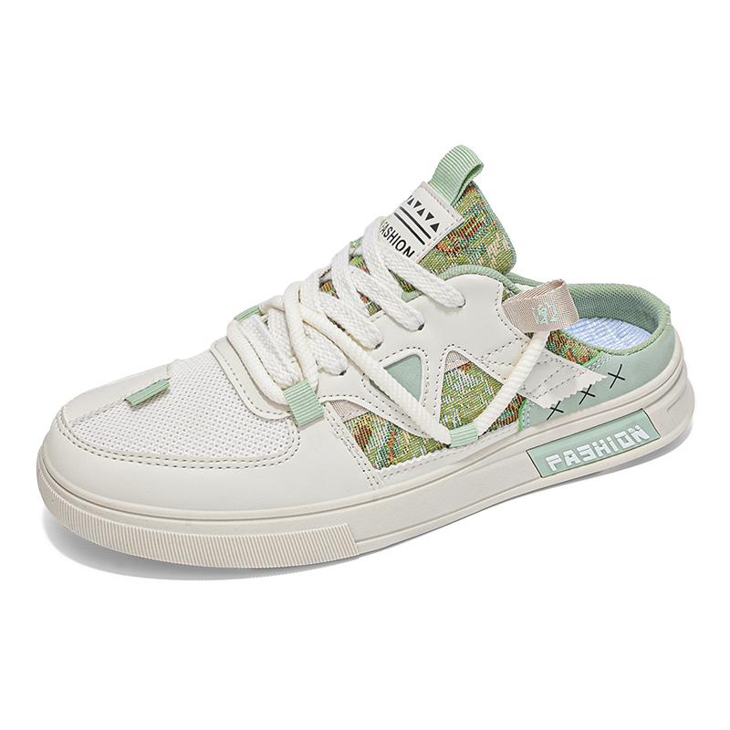 

Летние полуботинки для мужчин Полуботинки кэжуал на доске Мужские лоферы Тапочки Мюли Сандалии Слипоны Балетки Без задника Обувь для вождения 39