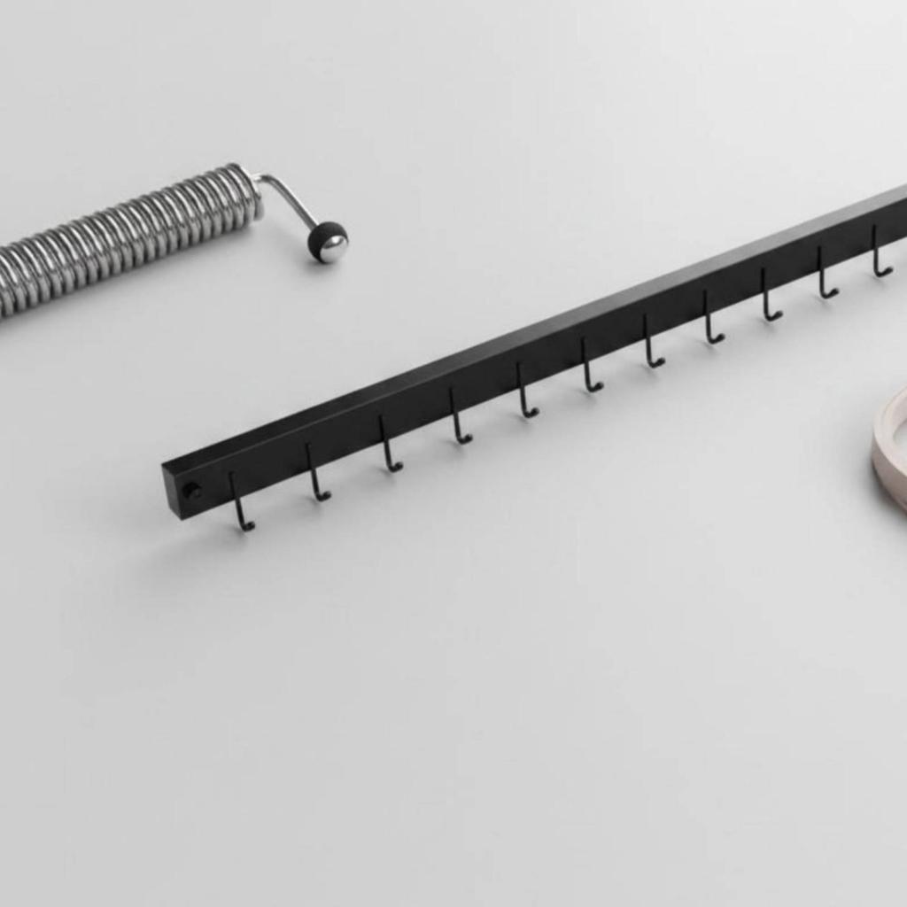 Scaffale porta-rullo Pilates Facile da installare Attrezzatura fitness Ganci grandi