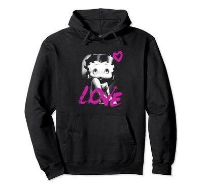 Betty Boop Glamour Heart Love Hoodie