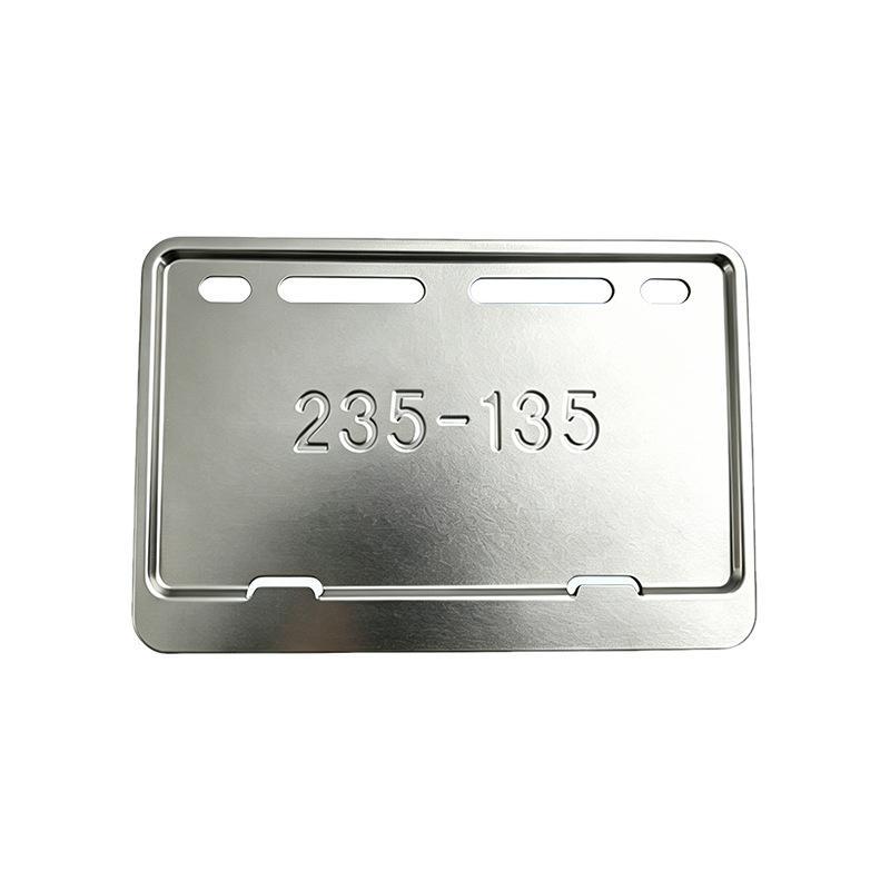Cnc Aluminum Alloy Motorcycle License Plate Frame Rust Proof Thickened Multi Color Choices Fit All Standard Motorcycles