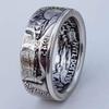 Yunjin, Hot-selling Antique Coin Morgan Ring, Popular Dollar Engraving 1945 Ring