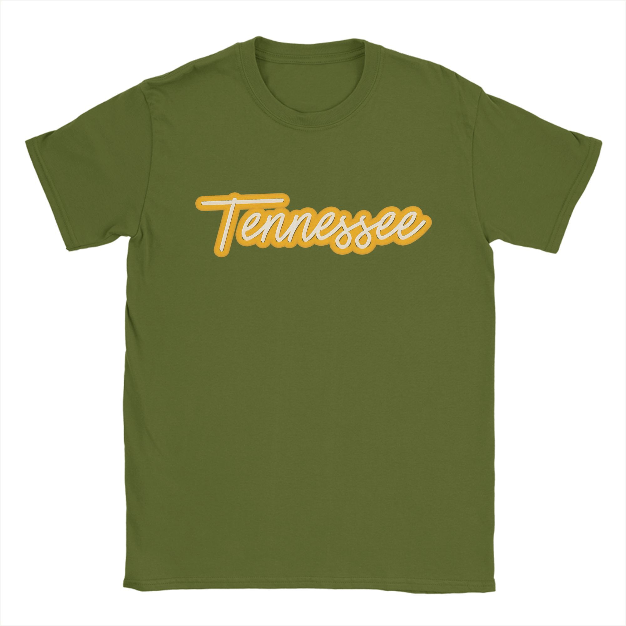 

Vintage Tennessee TN T-Shirt for Men Crewneck 100% Cotton T Shirts Short Sleeve Tees Printing Clothing 3XL